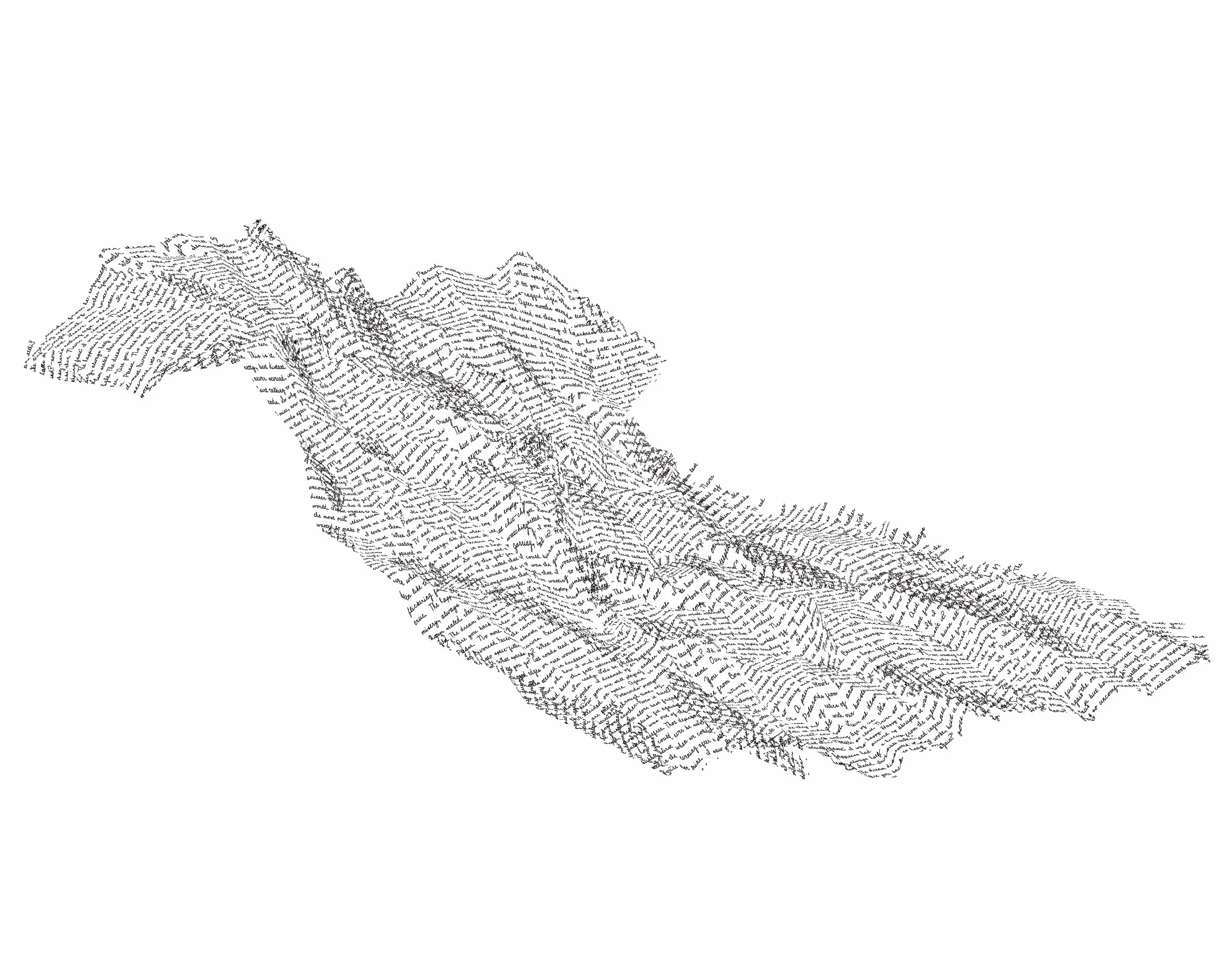 crumpled text
