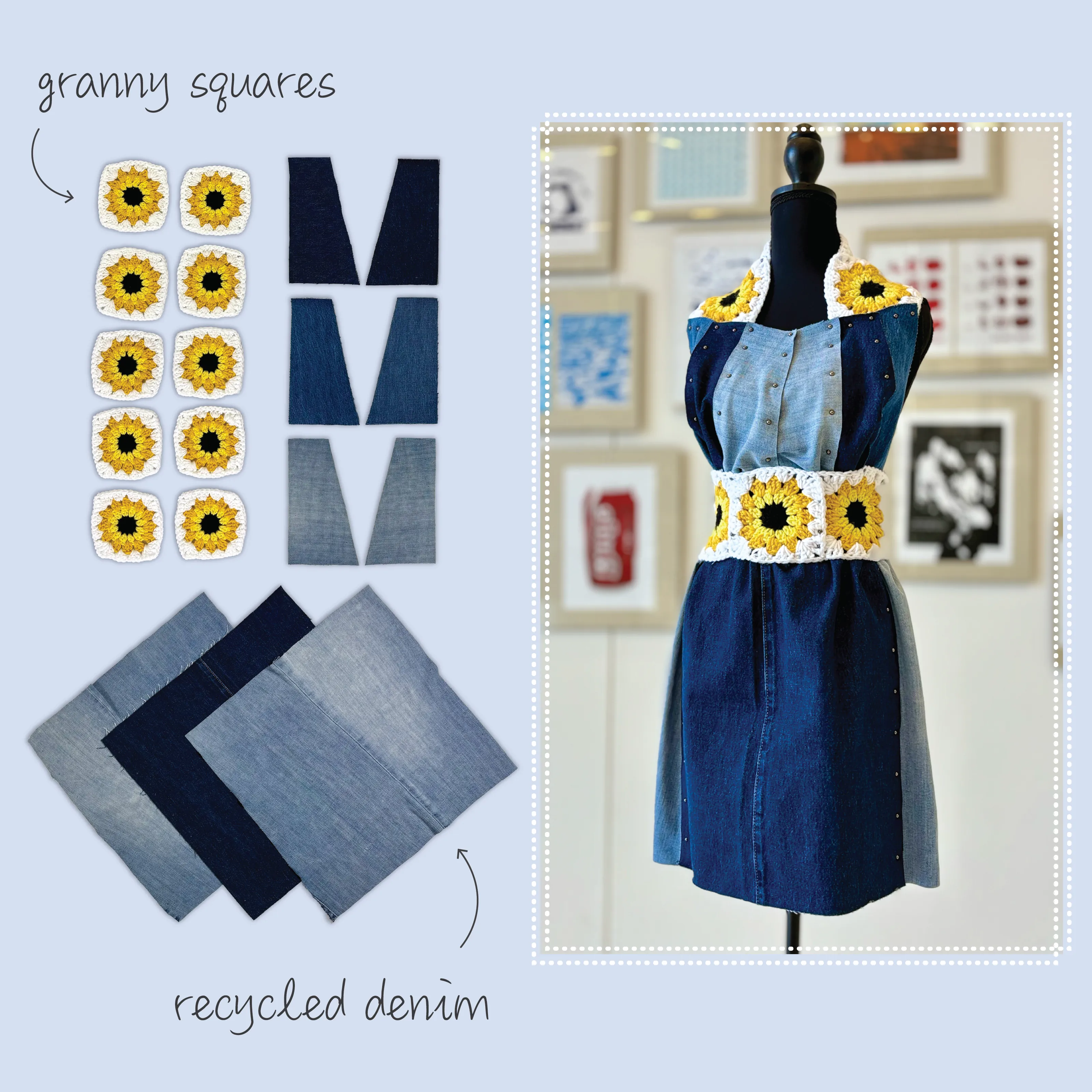 there are possibilities for exploring patchwork and personalization
